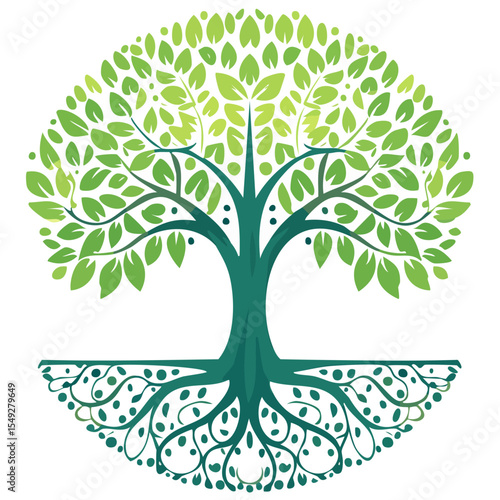 arbre de vie vert 4