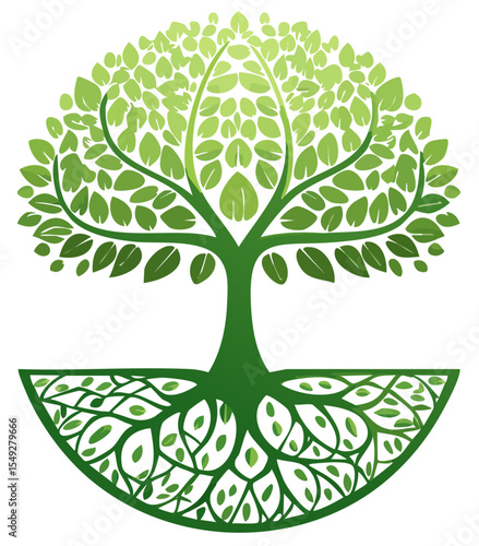 arbre de vie vert 9