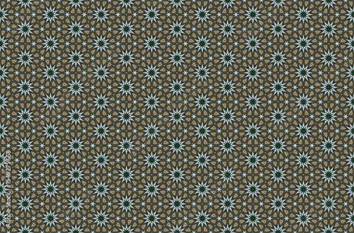 Seamless Interior Decoration Background Design Graphic Symmetric Wallpaper Cloth Texture Perspective Tile Luxury Fabric Template Textile Art Fashion Visual Geometric Digital Endless Shape Pattern.