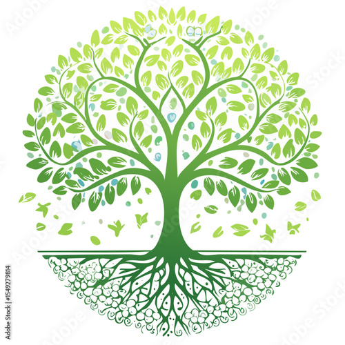 arbre de vie vert 3