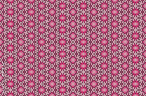 Seamless Interior Decoration Background Design Graphic Symmetric Wallpaper Cloth Texture Perspective Tile Luxury Fabric Template Textile Art Fashion Visual Geometric Digital Endless Shape Pattern.