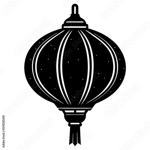 vector illustration of a lantern