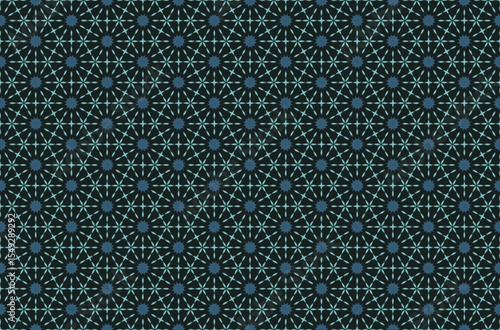 Seamless Interior Decoration Background Design Graphic Symmetric Wallpaper Cloth Texture Perspective Tile Luxury Fabric Template Textile Art Fashion Visual Geometric Digital Endless Shape Pattern.