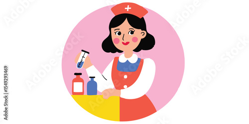A medical professional nurs...