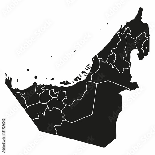 map of united arab emirates