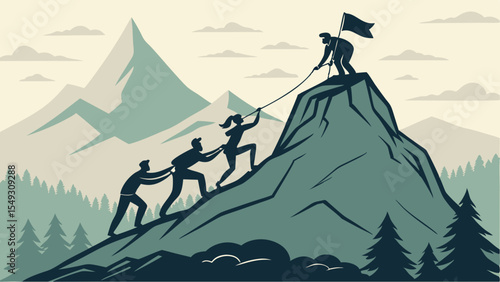 Teamwork and determination lead to success in overcoming challenges
