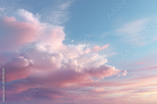 serene sky gradient featuring bright shades of blue pink and purple