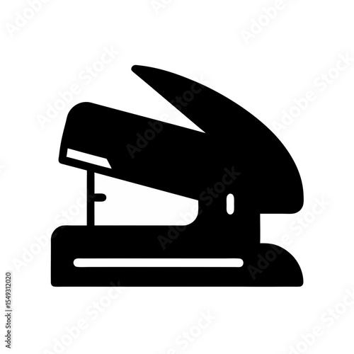 black silhouette of a stapler on white background .svg