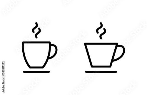 coffee cup icon vector illustration. cup a coffee sign and symbol