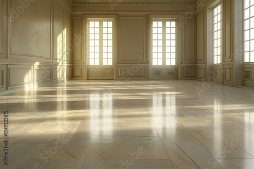 High Quality Visual of Empty Room Interior Empty Room Background