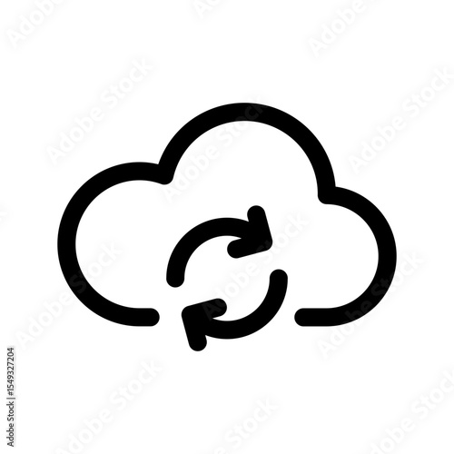 Cloud Reload Svg Icon