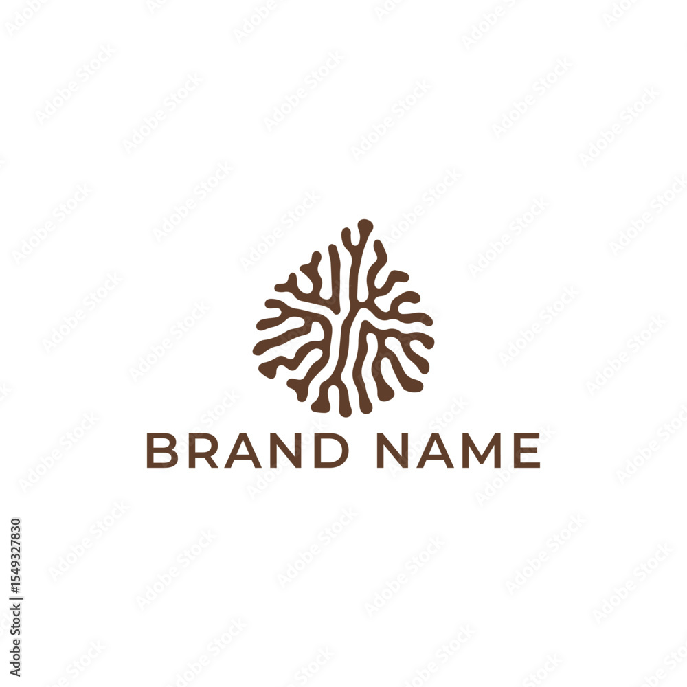 ILLUSTRATION PLANT ROOTS BROWN COLOR LOGO ICON ECO NATURE TEMPLATE SIMPLE DESIGN ELEMENT VECTOR ILLUSTRATION PLANT ROOTS BROWN COLOR LOGO ICON ECO NATURE TEMPLATE SIMPLE DESIGN ELEMENT VECTOR
