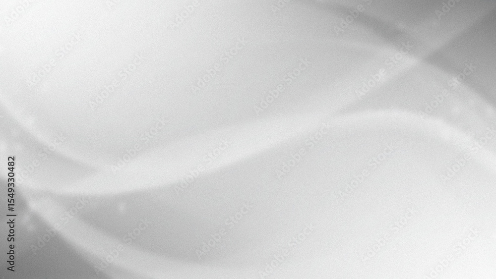 Fototapeta premium Abstract grey and white smooth softly blurred background with curved flowing lines and subtle gradient shading