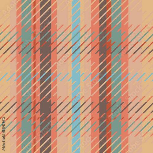 Vector seamless checkered pattern in yellow,red,blue,brown colors.
Repeating brightly colored tartan pattern. Design for fabric, wrapping paper, textiles, social media, packaging, postcards, stickers,