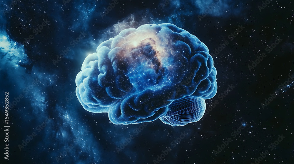 Cosmic Brain: A Fusion of Neural Structure and Galactic Nebula Cosmic Brain: A Fusion of Neural Structure and Galactic Nebula
