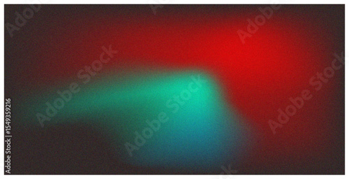 Red and green blur gradient light effect on dark background with soft motion and glow design