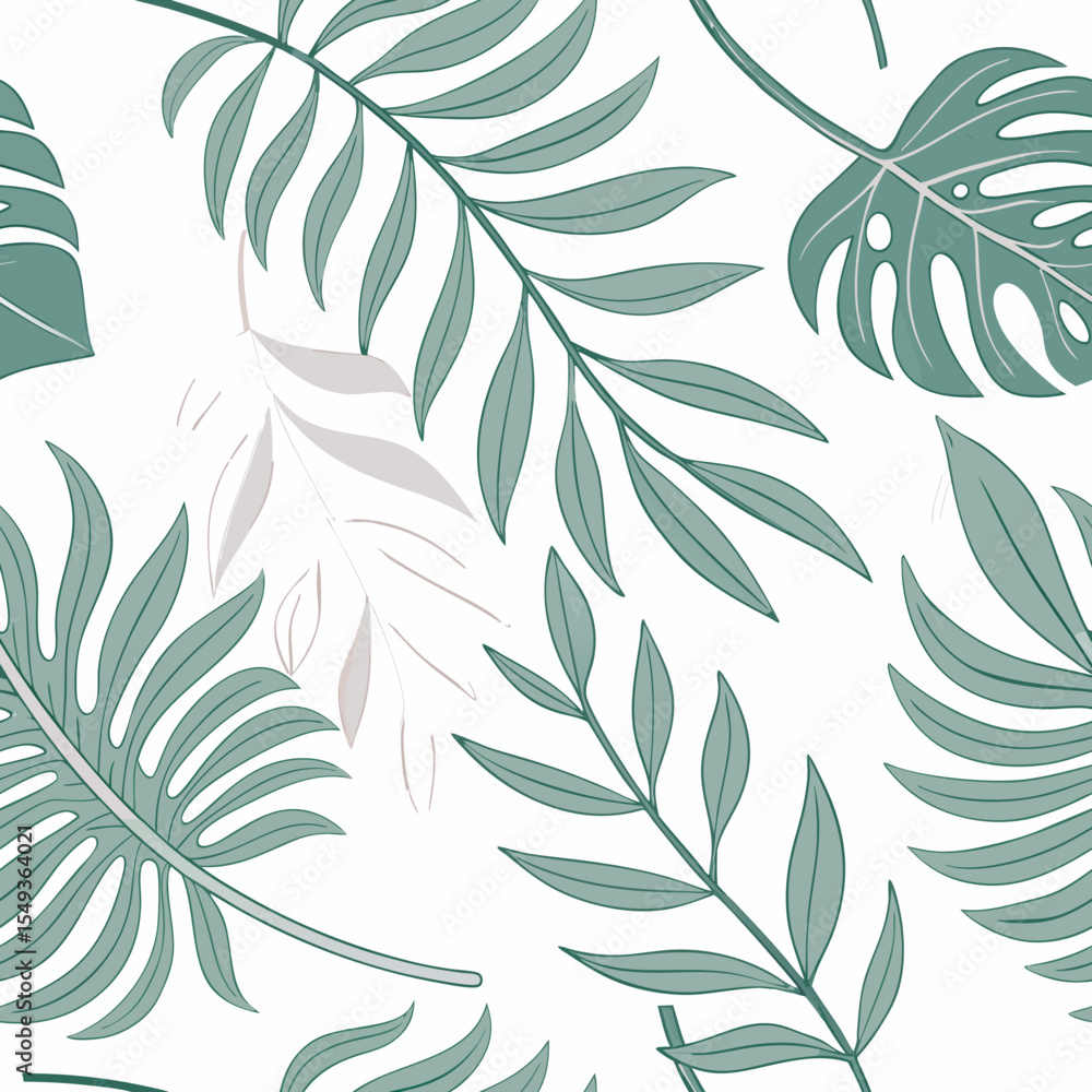Seamless Tropical Leaves Pattern – Flat Vector.
A seamless repeating pattern of tropical leaves in soft flat style. Ideal for fabric, wallpaper, and eco packaging. Seamless Tropical Leaves Pattern – Flat Vector.
A seamless repeating pattern of tropical leaves in soft flat style. Ideal for fabric, wallpaper, and eco packaging.