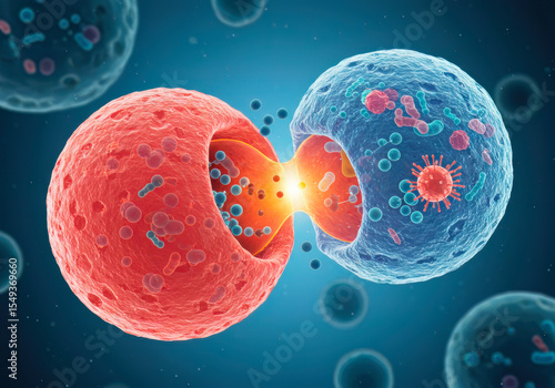 2016 Nobel Prize: Autophagy's Cellular Cleanup ? A 3D view of lysosome-autophagosome fusion, degrading microbes and cellular debris.