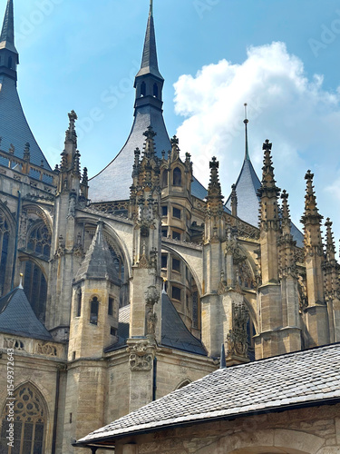 Cathedral of St Barbara in  Kutná Hora, Czech Republic