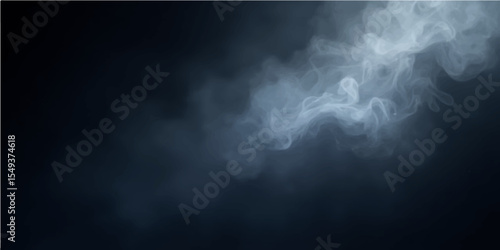 Light, nature, silver gradient, and vector abstract light  A gradient background of dark midnight blue, black, and white smoke.