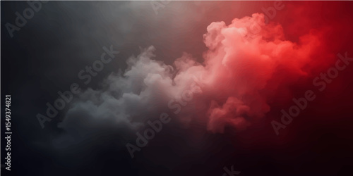 Fiery red mist background with dynamic swirling smoke and burning textures