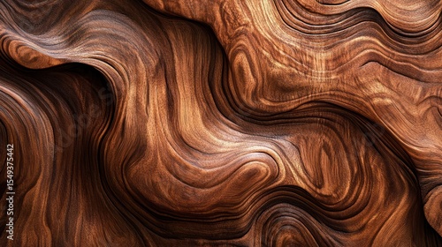 Fototapeta Naklejka Na Ścianę i Meble -  Abstract wood grain texture with flowing patterns
