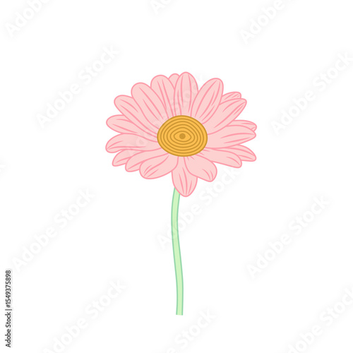 flower vector with simple and attractive appearance