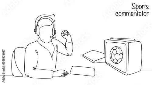 Sports commentator