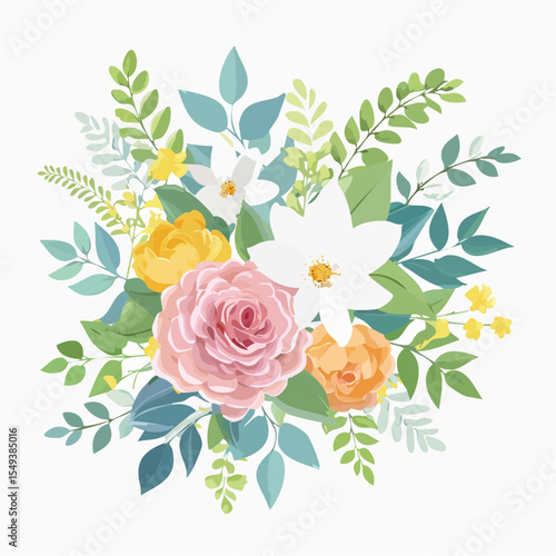 Floral & Botanical_Flowers, leaves, wreaths, and decorative elements — great for invitations
