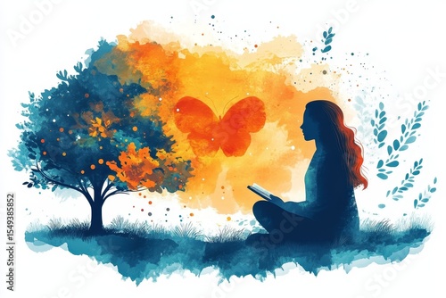 Mental health care therapy concept, psychologist counseling to an anxiety patient, providing emotional and therapeutic support., Generative AI