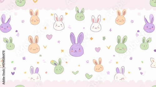 Cute rabbit pattern
