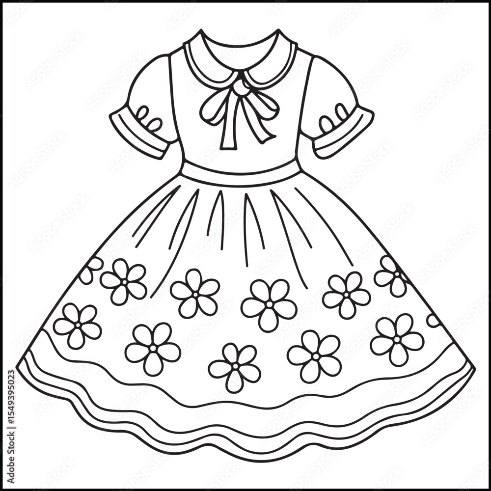 Fototapeta premium Bold and Easy Cute & Simple Coloring Pages
