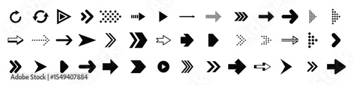 Arrows. Arrow vector icons. Arrows symbols. Cursor sign. Arrow vector