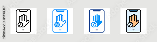 Access Denied Icon Collection Set Multiple Style