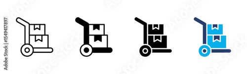 Supplier icon sheet multiple style collection