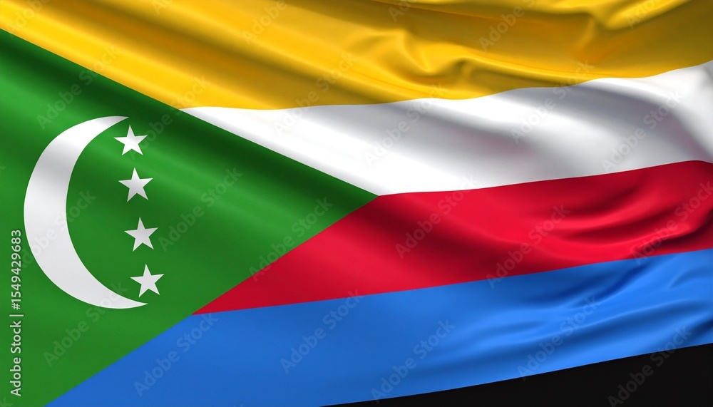 Obraz premium waving flag background