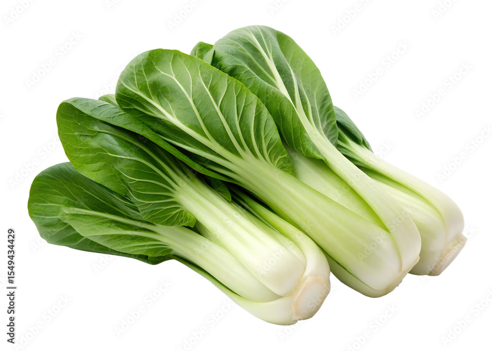 Bok choy heads isolated on transparent background Bok choy heads isolated on transparent background
