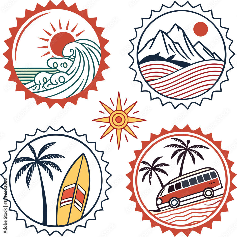 Obraz premium Beach vector