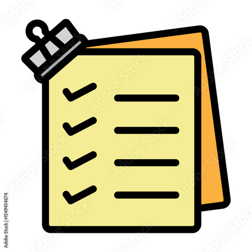 Duplicate Task Vector Filled Icon Design