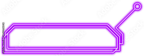 Neon Purple Digital Callout Futuristic