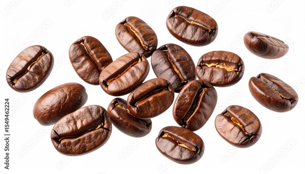 Roasted Coffee Beans: A Rich, Detailed Still Life Roasted Coffee Beans: A Rich, Detailed Still Life