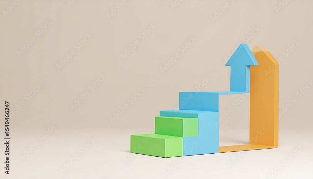 Fototapeta premium Reskill concept: Career change training, advanced interactive setup.