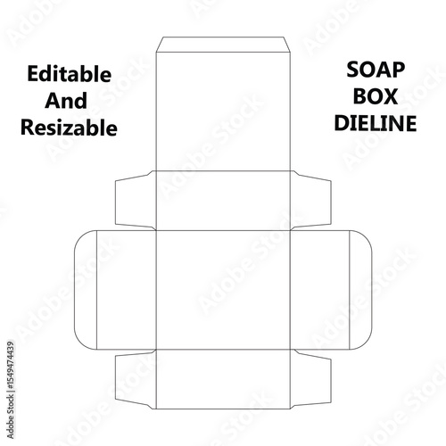 soap box dieline template, template box voctor, diecut, die box, die box design editable,