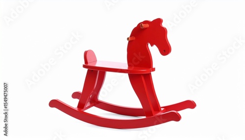 wooden rocking horse