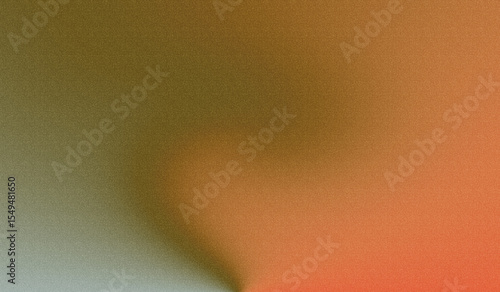 Abstract earthy gradient texture: muted greens to warm oranges, subtle grain.