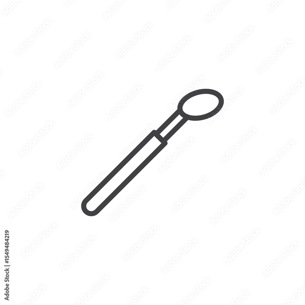 Cotton swab line icon Cotton swab line icon