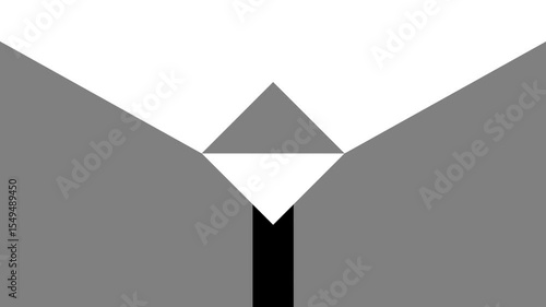 3d optical illusion Black and white isometric fractal Cubes. Psychedelic hypnotic transformation. Op Art Meditation video. 4k Animated looping geometric background