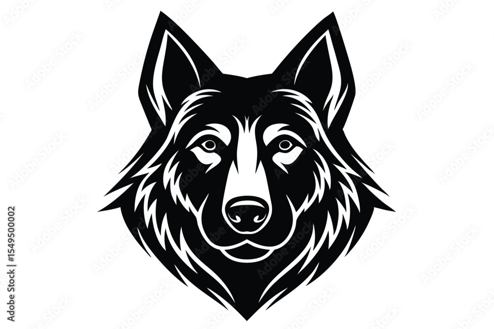 Naklejka premium vector of a dog