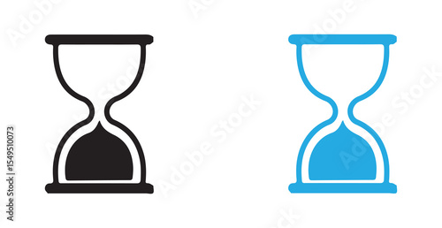 vector illustration of hourglass