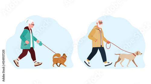 Retirement Activity Retired people Health Walk Dog